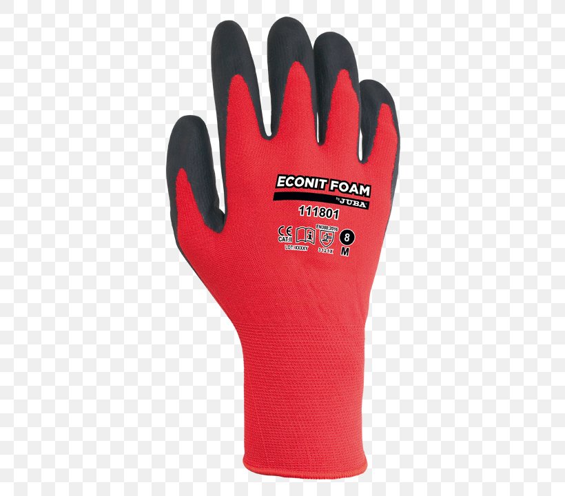 Glove Nylon Nitrile Spandex Foam, PNG, 810x720px, Glove, Baseball Equipment, Bicycle Glove, Clothing, Coating Download Free