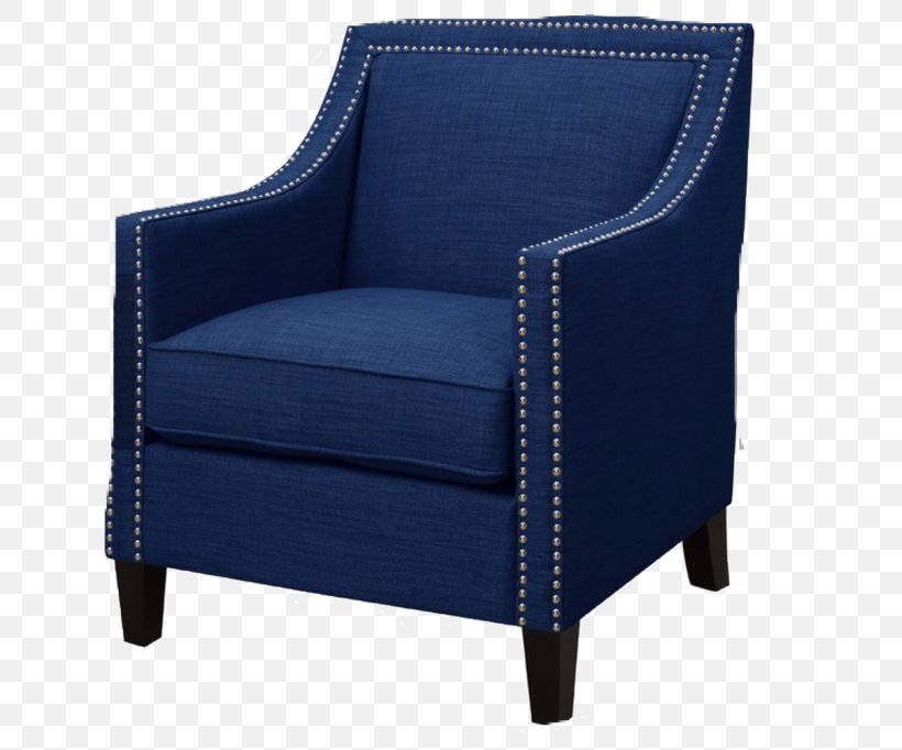 Chair Furniture Living Room Upholstery Wayfair, PNG, 725x682px, Chair, Armrest, Bedroom, Club Chair, Cobalt Blue Download Free