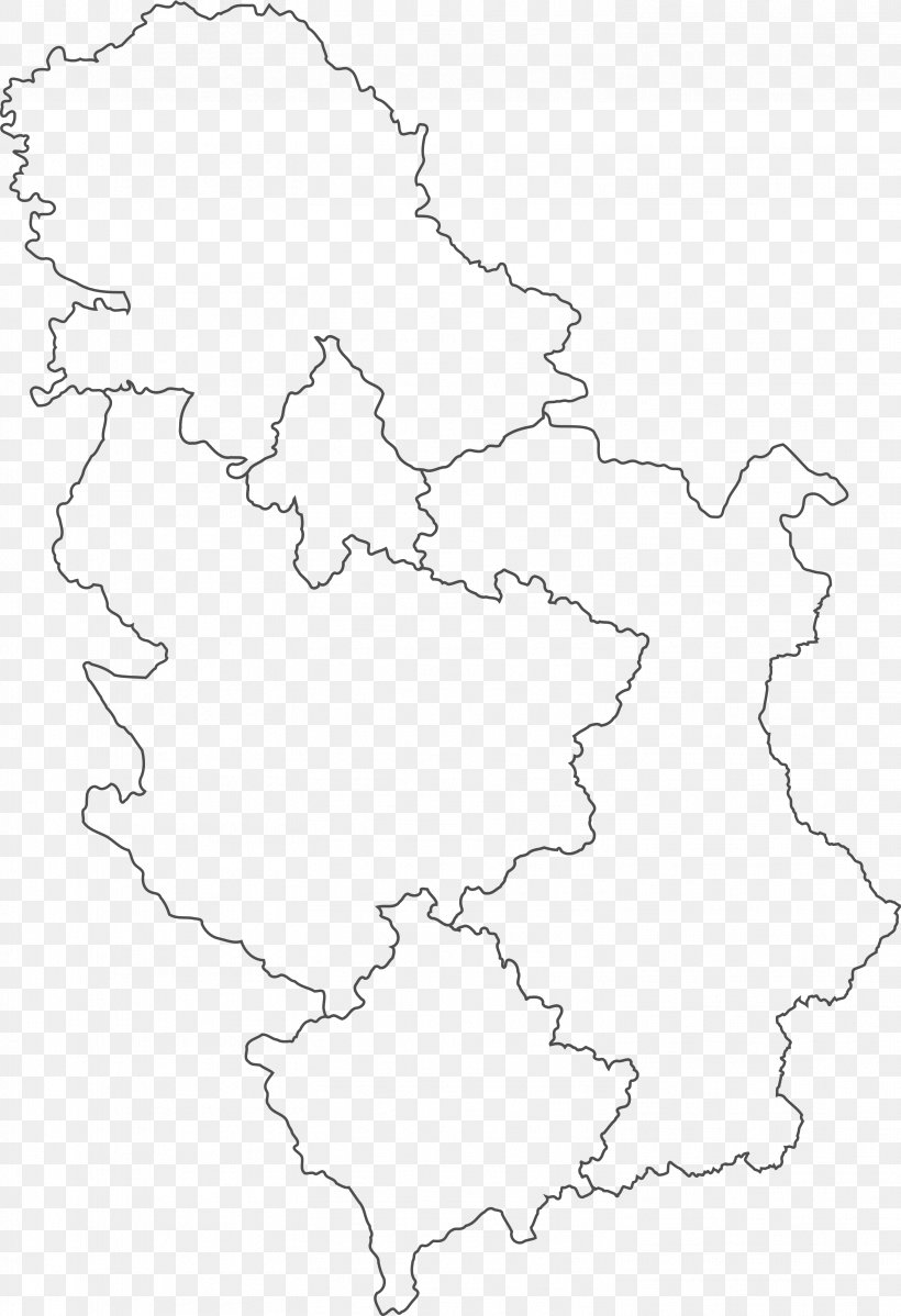 South Banat District Districts Of Serbia Kosovska Mitrovica Statistical Regions Of Serbia Map, PNG, 3013x4403px, South Banat District, Administrative Division, Area, Black And White, Districts Of Serbia Download Free