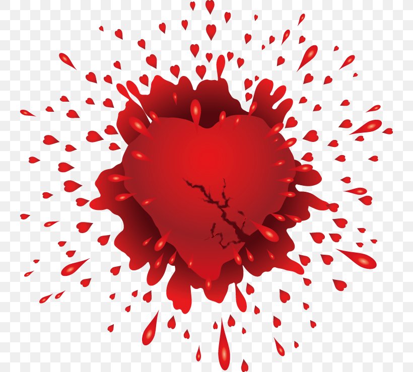 Valentine's Day Heart Red, PNG, 740x739px, Heart, Blood, Broken Heart, Flower, Flowering Plant Download Free