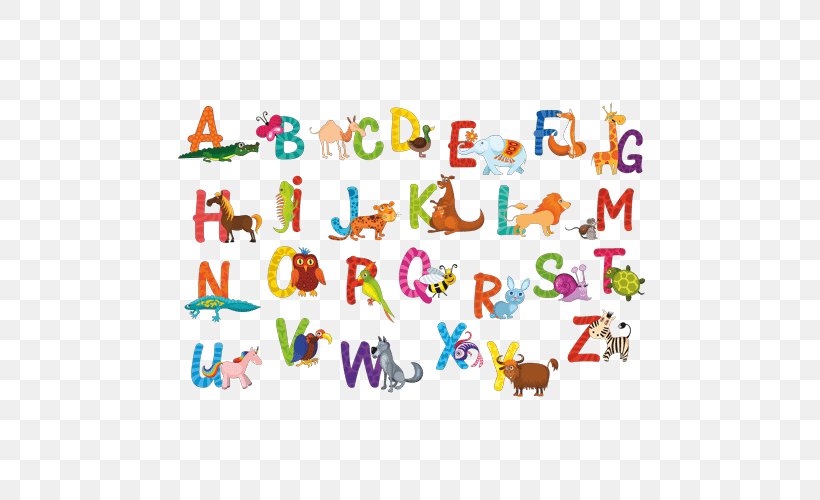 Wall Decal Alphabet Sticker Nursery, PNG, 500x500px, Wall Decal, Alphabet, Alphabet Song, Animal Figure, Area Download Free
