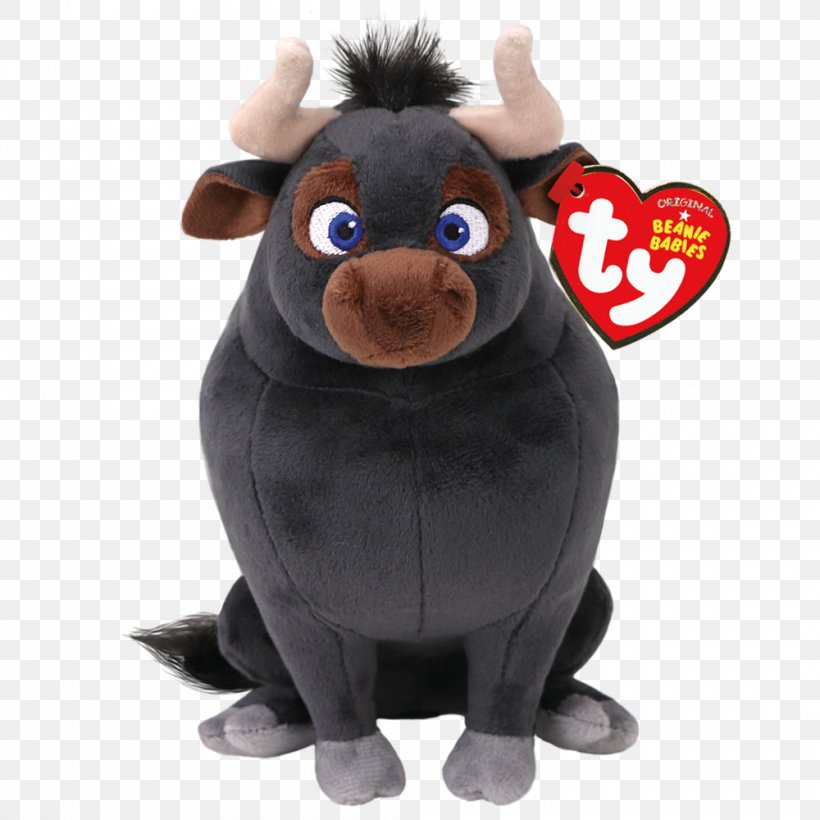 TY Beanie Baby 6" Ferdinand the Bull Plush Stuffed Animal Heart Tags New A16