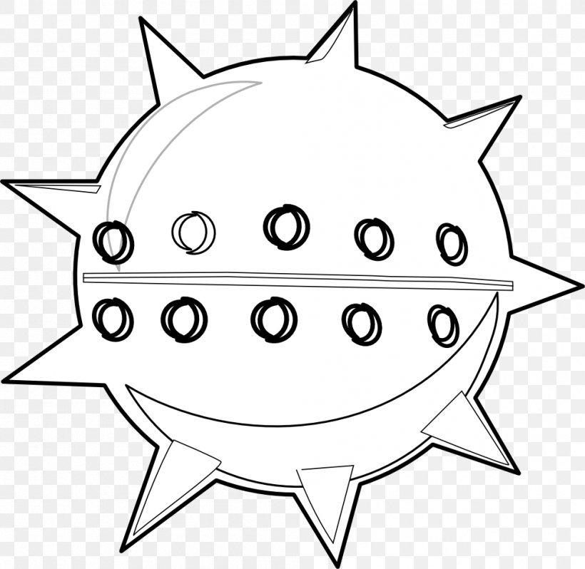 Black And White Sign Naval Mine Clip Art, PNG, 999x973px, Black And White, Artwork, Drawing, Goods, Leaf Download Free
