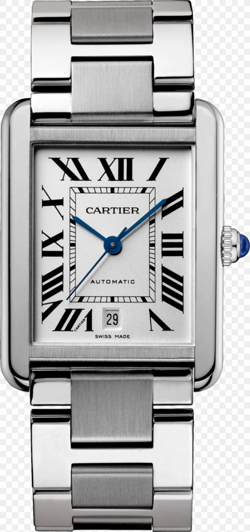 Cartier Ronde Solo Cartier Tank Solo Watch, PNG, 2000x4257px, Cartier, Automatic Watch, Bracelet, Brand, Buckle Download Free