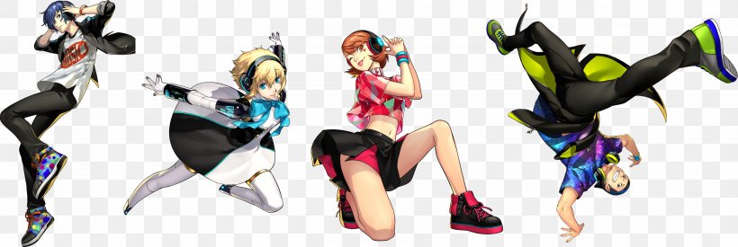 Persona 3: Dancing In Moonlight Shin Megami Tensei: Persona 3 Persona 5: Dancing Star Night Persona 4: Dancing All Night, PNG, 3569x1200px, Watercolor, Cartoon, Flower, Frame, Heart Download Free