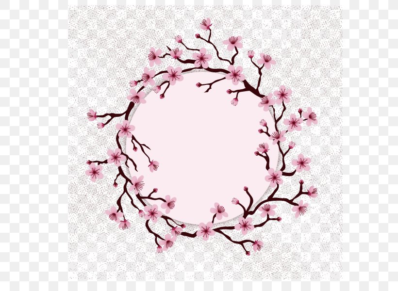 Cherry Blossom Flower, PNG, 600x600px, Cherry Blossom, Blossom, Branch, Cherry, Floral Design Download Free
