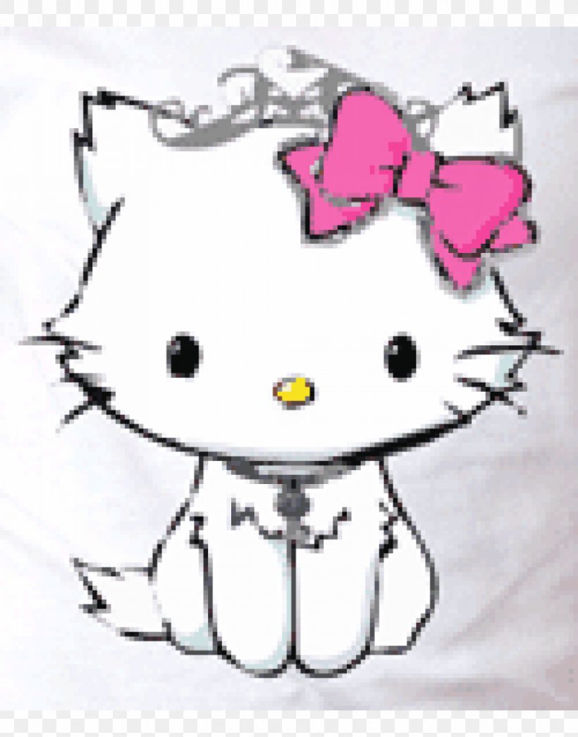Hello Kitty Sanrio Cat My Melody Wallpaper, PNG, 870x1110px, Watercolor, Cartoon, Flower, Frame, Heart Download Free