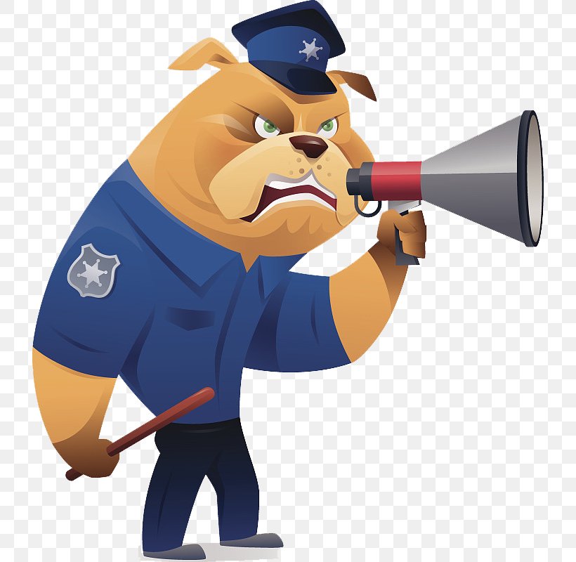 Bulldog Police Officer Illustration, PNG, 728x800px, Bulldog, Badge, Cartoon, Dog, Finger Download Free