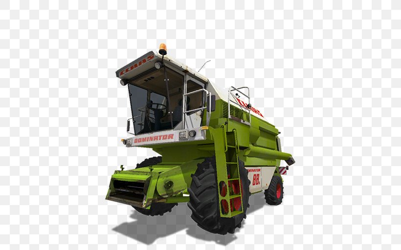 Dominator Farming Simulator 17 Tractor Thumbnail, PNG, 512x512px, Dominator, Agricultural Machinery, Bulldozer, Claas, Claas Dominator Download Free