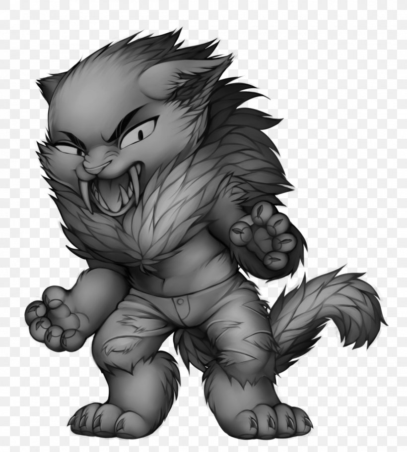 Werecat Dog Drawing Werewolf Furry Fandom, PNG, 1150x1280px, Watercolor, Cartoon, Flower, Frame, Heart Download Free