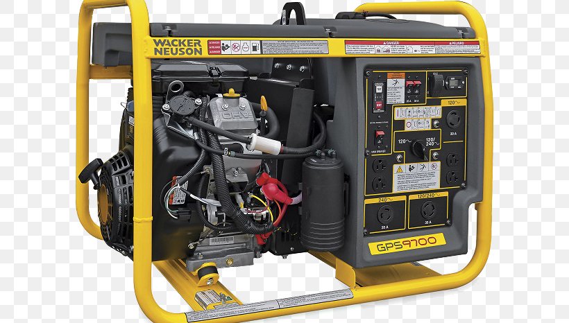 Electric Generator Engine-generator Wacker Neuson Construction Electricity, PNG, 700x466px, Watercolor, Cartoon, Flower, Frame, Heart Download Free