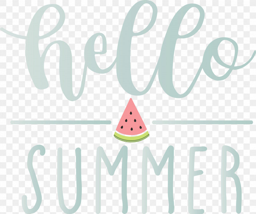 Logo Font Pink M Pattern Area, PNG, 3000x2510px, Hello Summer, Area, Line, Logo, M Download Free