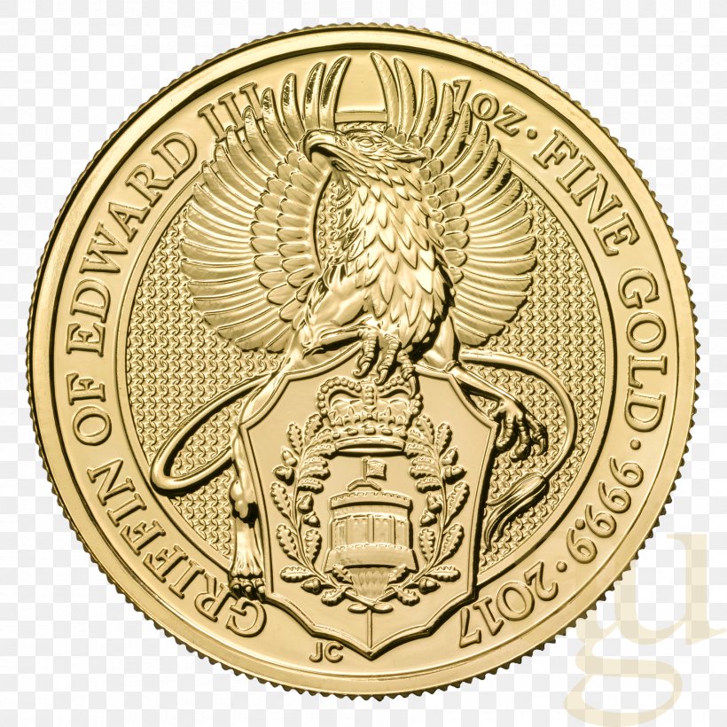 Royal Mint Bullion Coin Gold Coin The Queen's Beasts, PNG, 1800x1800px, Royal Mint, Britannia, Bronze Medal, Bullion, Bullion Coin Download Free