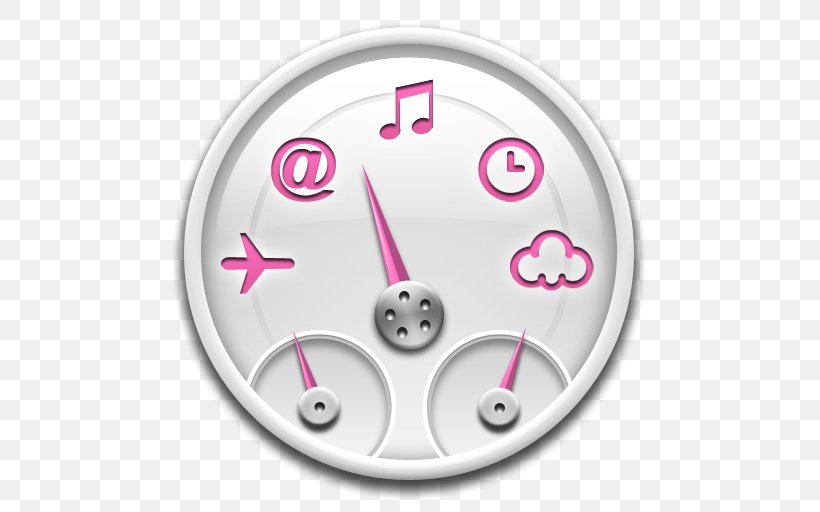 Download, PNG, 512x512px, Dashboard, Clock, Home Accessories, Pink, Purple Download Free