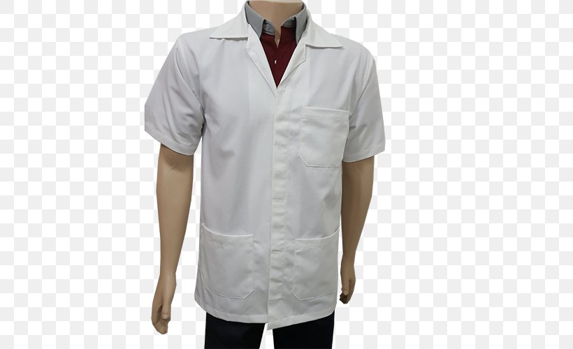 T-shirt White Sleeve Lab Coats, PNG, 500x500px, Tshirt, Barber, Button, Clothing, Gabardine Download Free