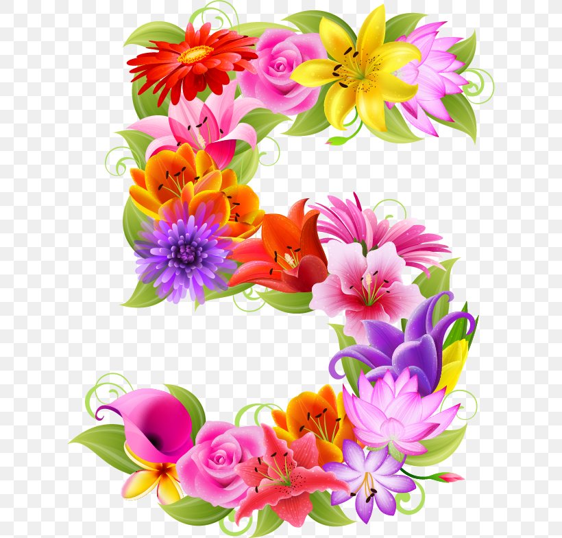 Floral Design Flower Floristry Number Clip Art, PNG, 624x784px, Floral Design, Art, Birthday, Cut Flowers, Floristry Download Free