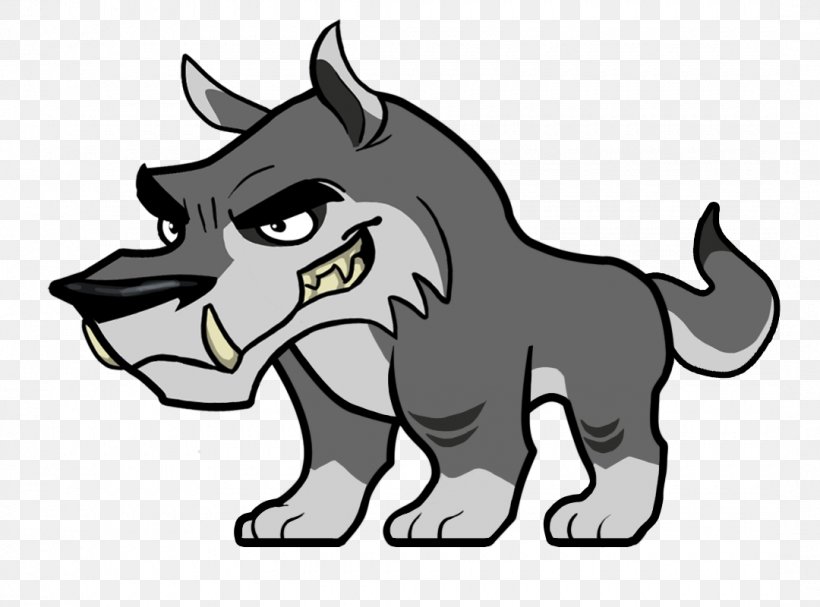 Gray Wolf Cartoon Animation Royalty-free, PNG, 1080x800px, Gray Wolf, Animation, Artwork, Black, Black And White Download Free