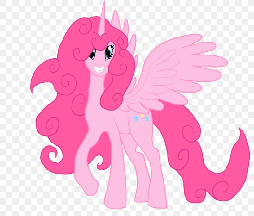 Pinkie Pie Winged Unicorn Horse Rainbow Dash DeviantArt, PNG, 900x765px, Watercolor, Cartoon, Flower, Frame, Heart Download Free