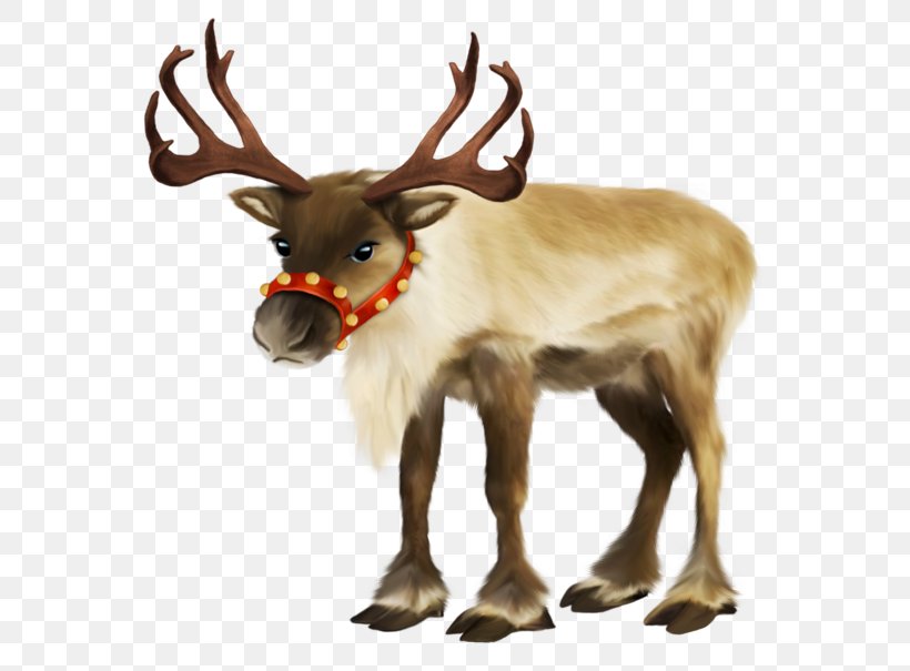Reindeer Santa Claus Village Rudolph Sled, PNG, 600x605px, Reindeer, Animal Figure, Antler, Cattle Like Mammal, Christmas Download Free