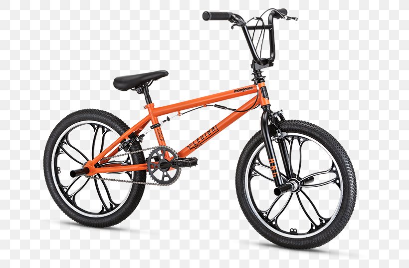 BMX Bike Bicycle Mongoose Cycling, PNG, 705x537px, Bmx Bike, Bicycle, Bicycle Accessory, Bicycle Drivetrain Part, Bicycle Frame Download Free