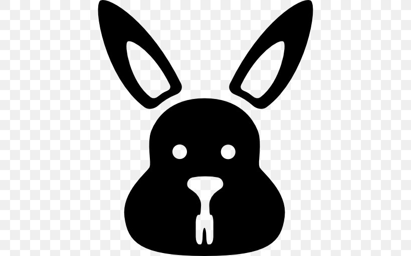 European Rabbit Easter Bunny Clip Art, PNG, 512x512px, European Rabbit, Animal, Black And White, Dog Like Mammal, Domestic Rabbit Download Free