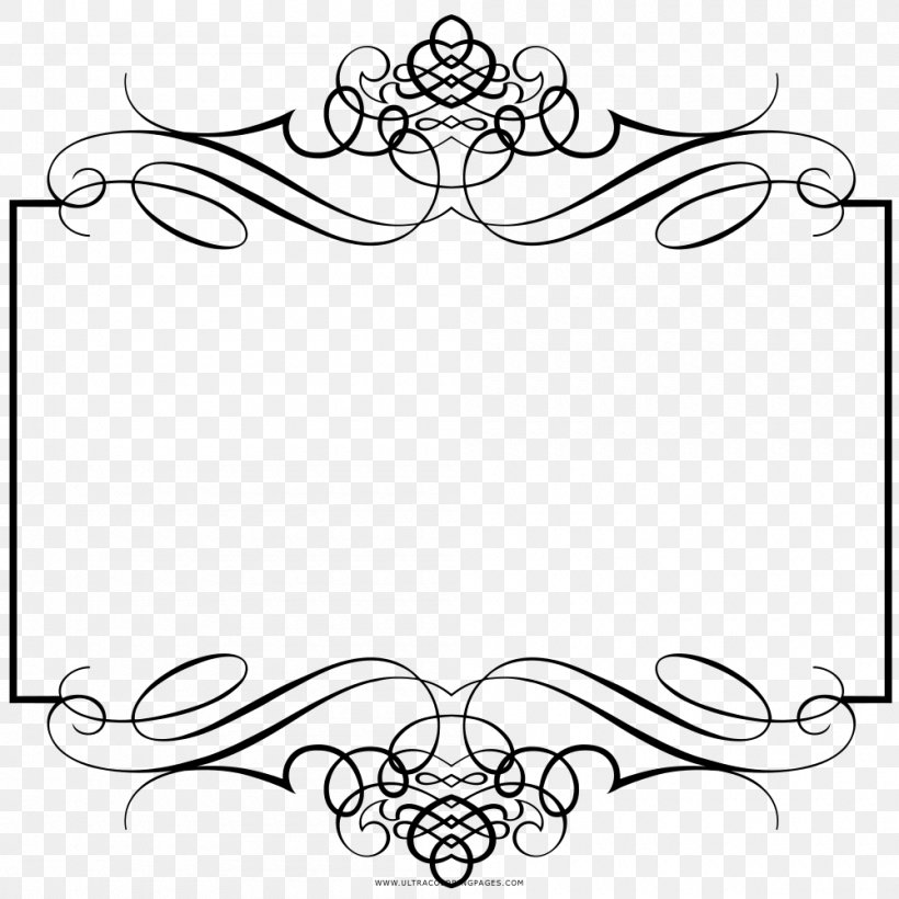 Wedding Invitation Coloring Book Picture Frames Drawing, PNG, 1000x1000px, Wedding Invitation, Area, Artwork, Black, Black And White Download Free