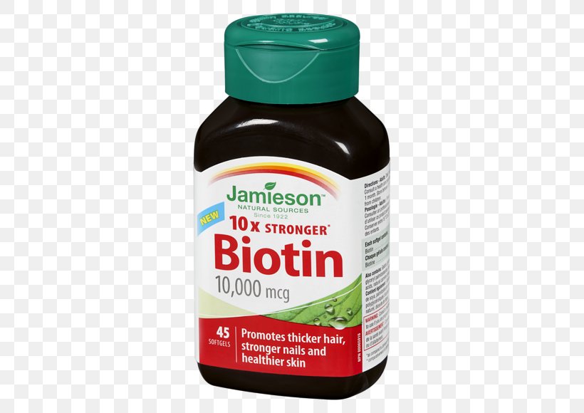 Biotin Dietary Supplement Vitamin D Jamieson Laboratories, PNG, 580x580px, Biotin, B Vitamins, Capsule, Dietary Supplement, Flavor Download Free