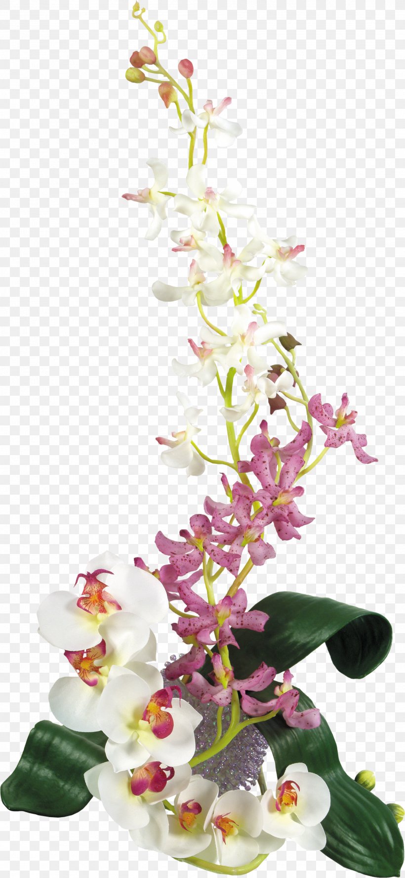 Flower Bouquet Cut Flowers Orchids, PNG, 2113x4575px, Flower, Artificial Flower, Branch, Cut Flowers, Floral Design Download Free