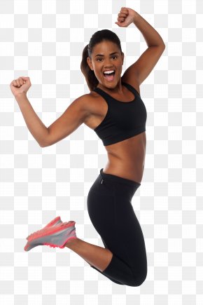 Woman Jumping - High-definition Television PNG