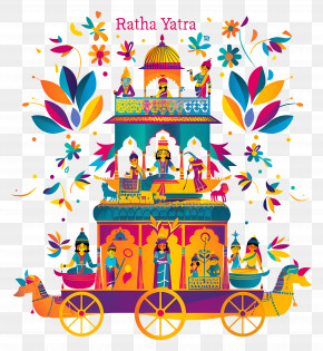 Ratha Yatra - Decorated Chariot For Ratha Yatra Festival PNG
