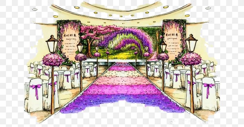 Wedding Watercolor Painting, PNG, 658x429px, Wedding, Aisle, Ceremony, Floral Design, Floristry Download Free