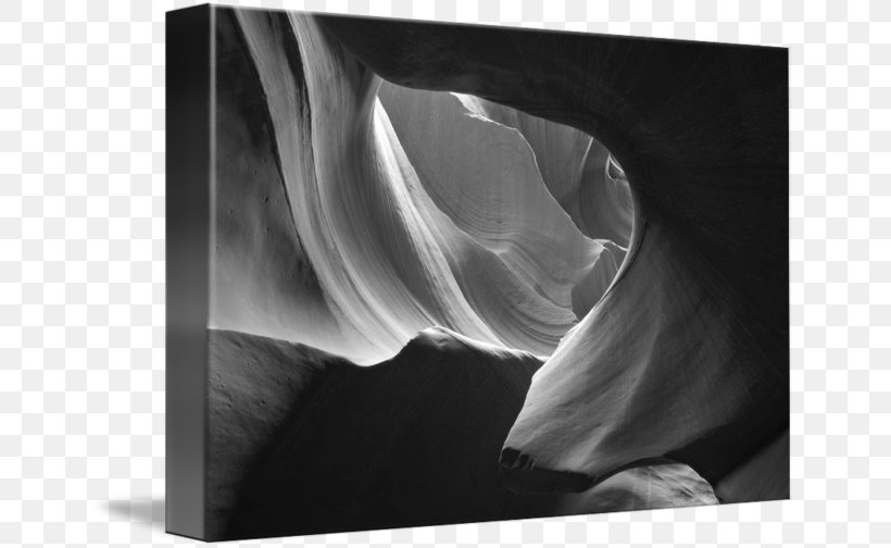 Antelope Canyon Photography Gallery Wrap Art, PNG, 650x504px, Antelope Canyon, Art, Black, Black And White, Canvas Download Free