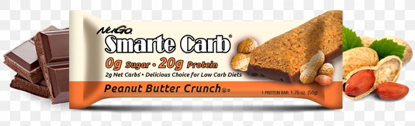 Chocolate Brownie NuGo Smarte Carb Bar, Sugar Free Peanut Butter Crunch, 1.76-Ounce Bars (Pack Chocolate Bar Food, PNG, 940x287px, Chocolate Brownie, Bar, Carbohydrate, Chocolate, Chocolate Bar Download Free