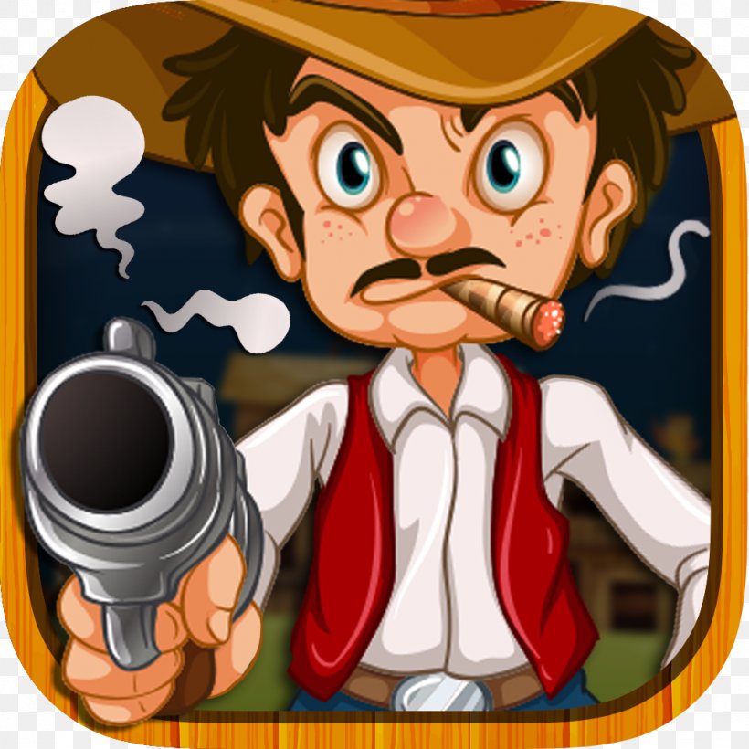 Quick, Draw! American Frontier Cowboy App Store, PNG, 1024x1024px, Watercolor, Cartoon, Flower, Frame, Heart Download Free