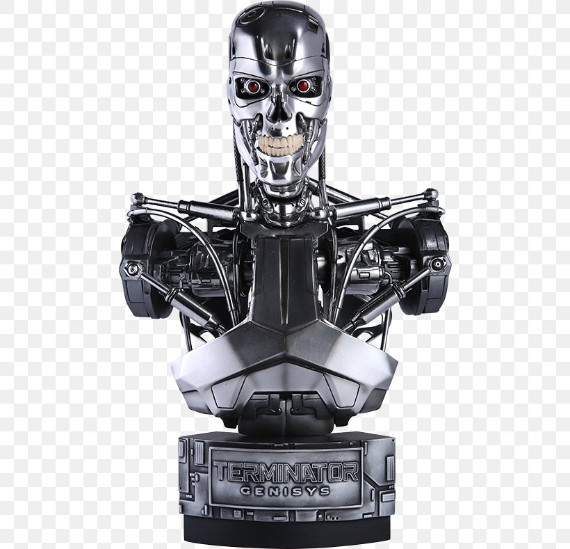 The Terminator Endoskeleton Film Bust, PNG, 480x789px, Terminator, Bust, Centimeter, Endoskeleton, Figurine Download Free