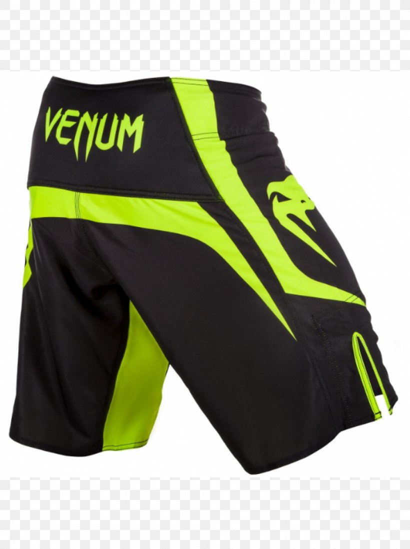 Venum Predator X Fight Shorts Venum Predator X Flex System MMA Fight Shorts, PNG, 1000x1340px, Venum, Active Shorts, Black, Brand, Green Download Free