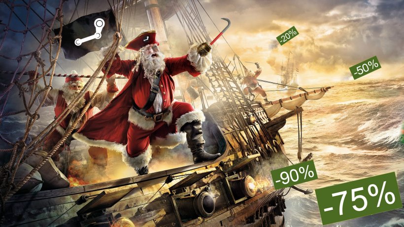 Billy Bones Santa Claus Christmas Piracy Pirates Of The Caribbean, PNG, 1920x1080px, Billy Bones, Christmas, Christmas Music, Christmas Story, Games Download Free