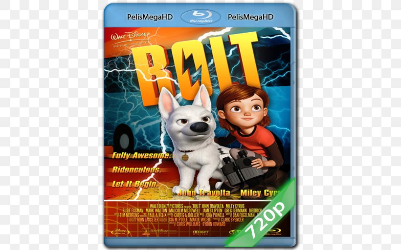 Bolt Puppy Film Poster Film Poster, PNG, 512x512px, Bolt, Bluray Disc, Carnivoran, Com, Dog Download Free