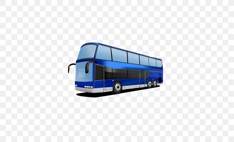 Double-decker Bus Tour Bus Service School Bus, PNG, 500x500px, Bus, Blue, Bus Stop, Coach, Compact Car Download Free