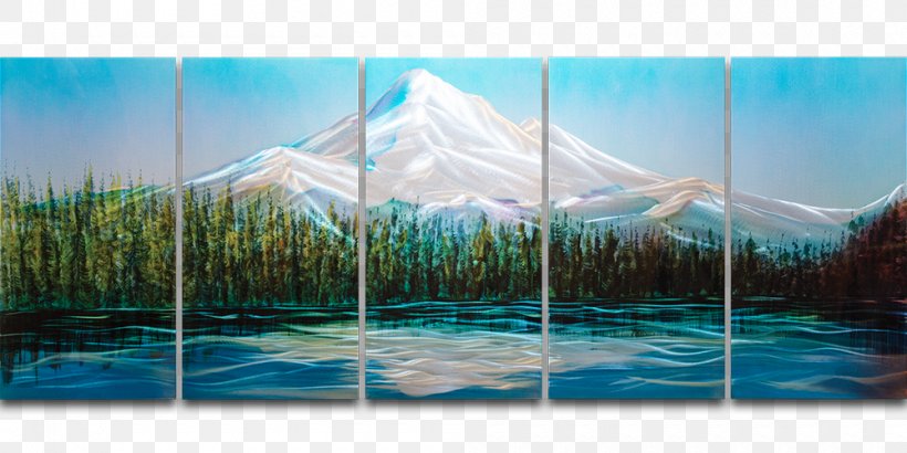Mount Hood Water Resources Painting Art Energy, PNG, 1000x500px, Mount Hood, Art, Energy, Graphic Arts, Metal Download Free