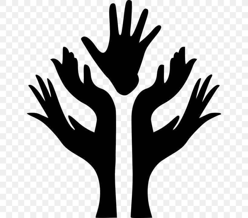 Tree Hand, PNG, 642x720px, Tree, Black And White, Drawing, Finger, Flower Download Free