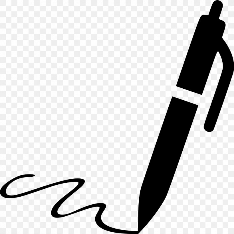 Clip Art Vector Graphics Illustration Signature Pens, PNG, 980x982px, Signature, Arm, Artwork, Black, Black And White Download Free