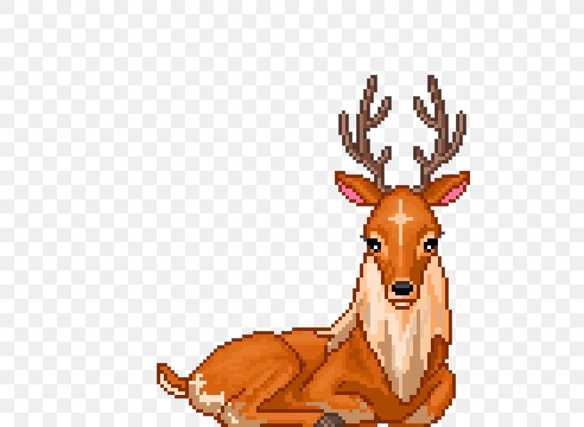 Deer Animation Pixel Art, PNG, 500x600px, Deer, Animal Figure, Animation, Antler, Giphy Download Free