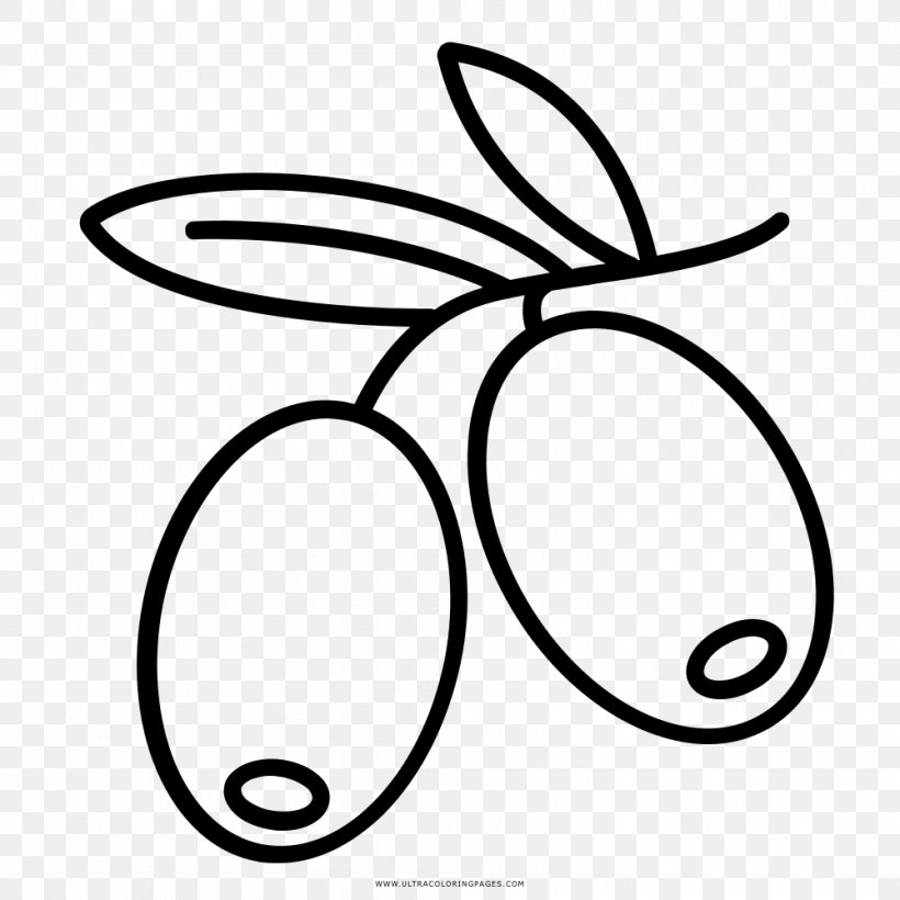 Drawing Olive Coloring Book Line Art Black And White, PNG, 1000x1000px, Drawing, Artwork, Black, Black And White, Color Download Free