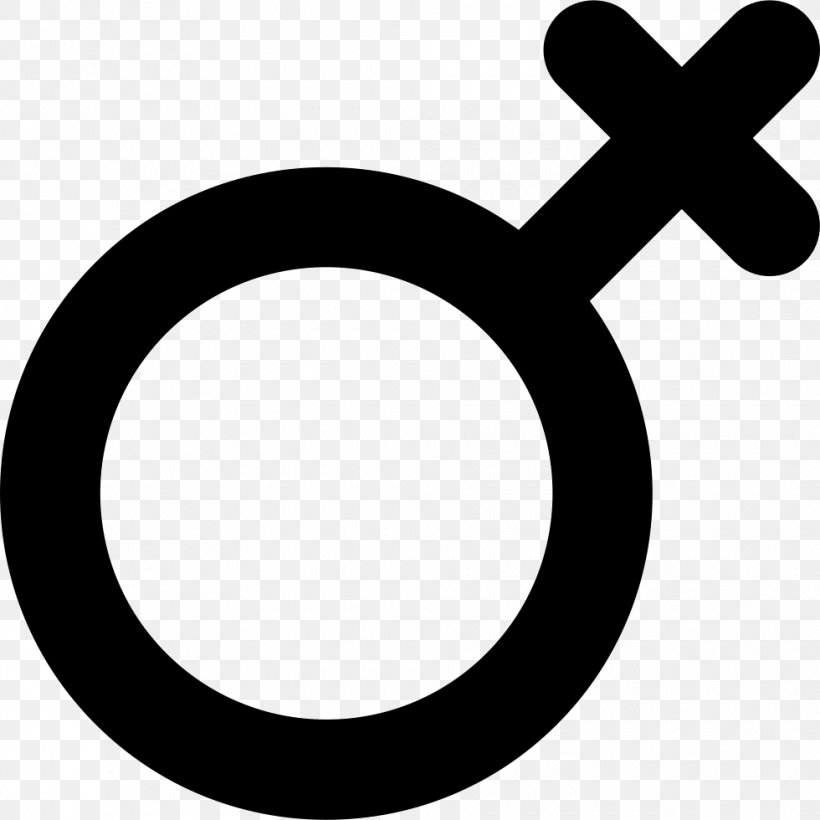 Gender Symbol Female, PNG, 980x980px, Gender Symbol, At Sign, Black And White, Female, Gender Download Free