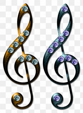 Treble Clef - Musical Note Clef Key PNG