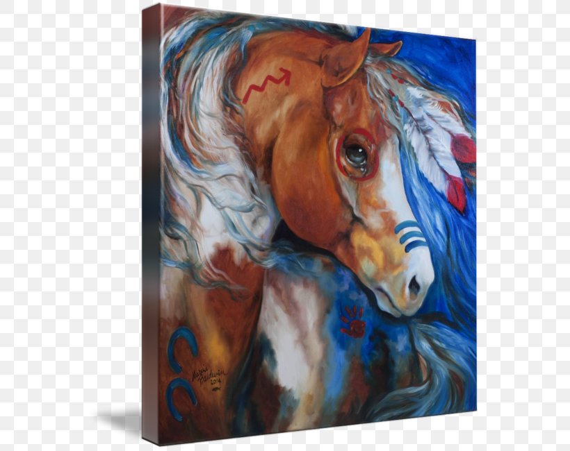 Watercolor Painting Horse Pony Gallery Wrap, PNG, 566x650px, Painting, Acrylic Paint, Art, Art Museum, Artist Download Free