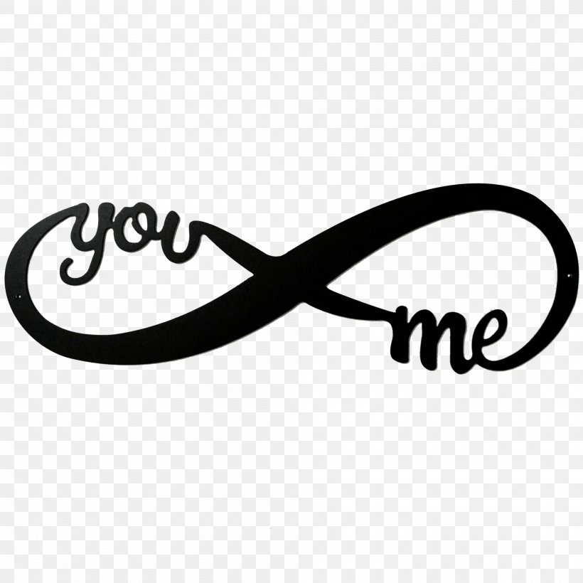 Infinity Symbol Sticker Wall Decal, PNG, 2000x2000px, Infinity Symbol, Black And White, Brand, Decal, Heart Download Free