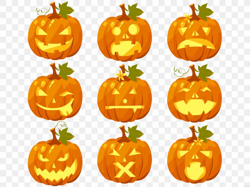 Jack-o'-lantern Pumpkin Halloween Carving Clip Art, PNG, 5120x3840px, Pumpkin, Art, Calabaza, Candy Corn, Carving Download Free