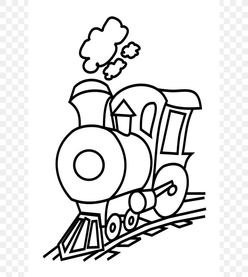 Train Animation Coloring Book Clip Art, PNG, 633x916px, Watercolor, Cartoon, Flower, Frame, Heart Download Free